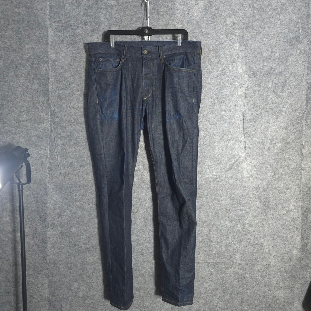 Rag & Bone Fit 2 Jeans Mens 34 Dark Indigo Slim Straight MED22F1223K1RA Denim